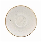 Soucoupes à cappuccino Churchill Stonecast Barley White 156mm (Lot de 12)