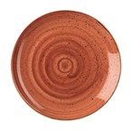 Assiettes rondes Churchill Stonecast Spiced Orange 260mm (Lot de 12)