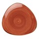 Assiettes triangulaires Churchill Stonecast Spiced Orange 315mm (Lot de 6)