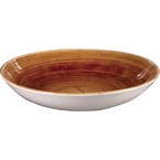 Assiettes coupes rondes Churchill Stonecast Patina Vintage Copper 248mm (Lot de 12)