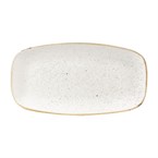 Assiettes oblongues Churchill Stonecast Barley White 189 x 355mm (Lot de 6)