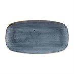 Assiettes oblongues Churchill Stonecast Blueberry 189 x 355mm (Lot de 6)