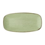 Assiettes oblongues Churchill Stonecast Sage Green 298mm (Lot de 12)