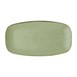 Assiettes oblongues Churchill Stonecast Sage Green 355mm (Lot de 6)
