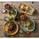 Assiettes avec rebord Churchill Stonecast Tangerine 260mm (Lot de 12)