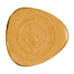 Assiettes triangulaires Churchill Stonecast Tangerine 229mm (Lot de 12)