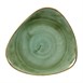 Assiettes triangulaires Churchill Stonecast Samphire Green 265mm (Lot de 12)