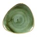 Assiettes triangulaires Churchill Stonecast Samphire Green 229mm (Lot de 12)