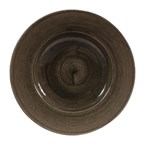 Bols à bord large Churchill Stonecast Patina Wide Iron Black 280mm (Lot de 12)