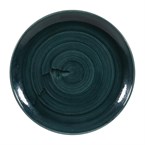 Assiettes rondes Churchill Stonecast Patina Rustic Teal 288mm (Lot de 12)