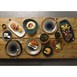 Assiettes rondes Churchill Stonecast Patina Vintage Copper 324mm (Lot de 6)