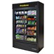 Vitrine réfrigérée positive 2 portes True Slimline noire TVM-48SL-HC-VM01