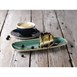 Assiettes oblongues Churchill Stonecast No.4 Samphire Green 269 x 127mm (Lot de 12)