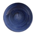 Assiettes coupes rondes Churchill Stonecast Patina Cobalt 248mm (Lot de 12)