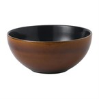 Bols à nouilles Churchill Nourish Cinnamon Brown deux tons 183mm (Lot de 6)