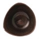 Bols triangulaires Churchill Stonecast Patina Lotus Iron Black 178mm (Lot de 12)
