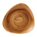Assiettes triangulaires Churchill Stonecast Patina Lotus Vintage Copper 254mm (Lot de 12)
