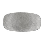 Assiettes oblongues Churchill Raku Jasper Grey 298x152mm (Lot de 12)