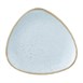 Assiettes triangulaires Churchill Stonecast Duck Egg Lotus 192mm (Lot de 12)