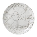 Assiettes rondes Studio Prints Kintsugi Agate Grey 260mm (Lot de 12)
