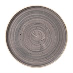 Assiettes avec rebord Churchill Stonecast Peppercorn Grey 275mm (Lot de 6)