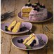 Assiettes triangulaires Churchill Stonecast Lavender Lotus 228mm (Lot de 12)
