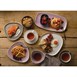 Assiettes triangulaires Churchill Stonecast Lavender Lotus 228mm (Lot de 12)