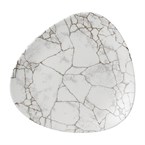 Assiettes triangulaires Churchill Studio Prints Kintsugi Agate Grey Lotus 254mm (Lot de 12)