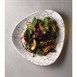 Assiettes triangulaires Churchill Studio Prints Kintsugi Agate Grey Lotus 177mm (Lot de 12)
