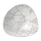 Bols triangulaires Churchill Studio Prints Kintsugi Agate Grey Lotus 228mm (Lot de 12)