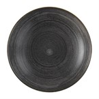 Assiettes coupes rondes Churchill Stonecast Raw Evolve Black 248mm (Lot de 12)