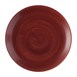 Assiettes avec rebord Churchill Stonecast Patina Evolve Red Rust 260mm (Lot de 12)