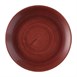 Assiettes avec rebord Churchill Stonecast Patina Evolve Red Rust 217mm (Lot de 12)