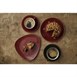 Assiettes avec rebord Churchill Stonecast Patina Evolve Red Rust 217mm (Lot de 12)