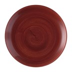 Assiettes avec rebord Churchill Stonecast Patina Evolve Red Rust 165mm (Lot de 12)