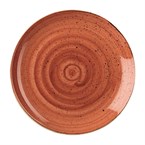 Assiettes rondes Churchill Stonecast Spiced Orange Evolve 288mm (Lot de 12)