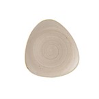 Assiettes triangulaires Churchill Stonecast Nutmeg Cream 229mm (Lot de 12)