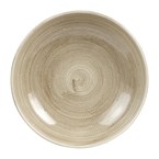 Assiettes rondes Churchill Stonecast Patina Antique Taupe 248mm (Lot de 8)