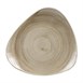Assiettes triangulaires Churchill Stonecast Patina Antique Taupe 311mm (Lot de 6)