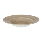 Bols à bord large Churchill Stonecast Patina Antique Taupe 280mm (Lot de 12)