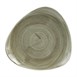 Assiettes triangulaires Churchill Stonecast Patina Antique Green 229mm (Lot de 12)