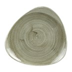 Assiettes triangulaires Churchill Stonecast Patina Antique Green 192mm (Lot de 12)