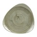 Assiettes triangulaires Churchill Stonecast Patina Antique Green 192mm (Lot de 12)