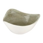 Bols triangulaires Churchill Stonecast Patina Antique Green 153mm (Lot de 12)