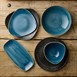 Assiettes rondes Churchill Stonecast Java Blue Evolve 260mm (Lot de 12)