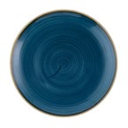 Assiettes rondes Churchill Stonecast Java Blue Evolve 220mm (Lot de 12)