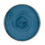 Assiettes avec rebord Churchill Stonecast Java Blue 260mm (Lot de 6)