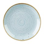 Assiettes rondes Churchill Stonecast Duck Egg 254mm (Lot de 12)