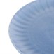 Assiettes plates Olympia Corallite bleues 280 mm (lot de 6)