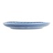 Assiettes plates Olympia Corallite bleues 205 mm (lot de 6)